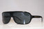 EMPORIO ARMANI 1990 Vintage Mens Designer Sunglasses Silver Oval 107-S 815 14469