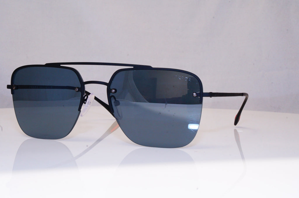PRADA Mens Designer Sunglasses Black Square SPS 54S DG0-5L0 18394