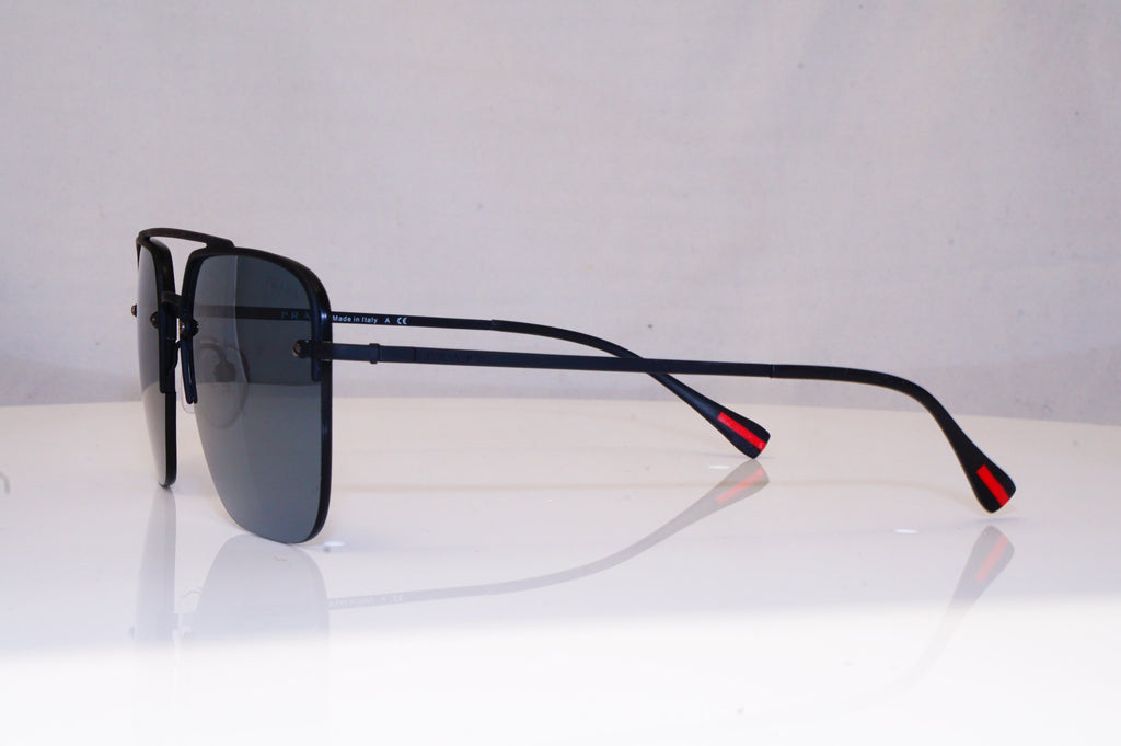 PRADA Mens Designer Sunglasses Black Square SPS 54S DG0-5L0 18394