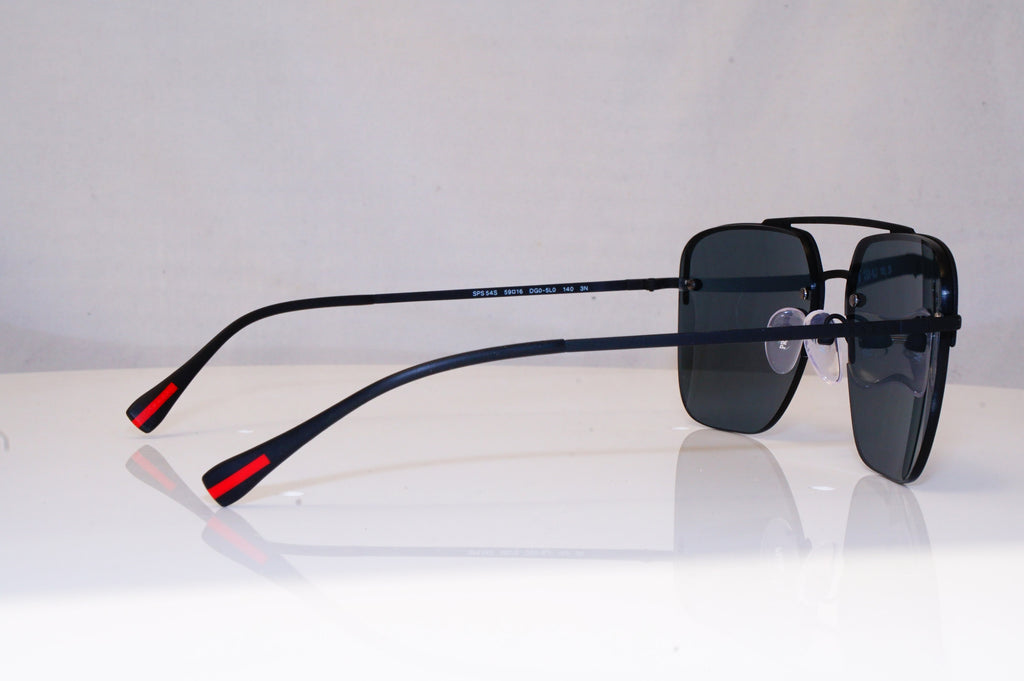 PRADA Mens Designer Sunglasses Black Square SPS 54S DG0-5L0 18394