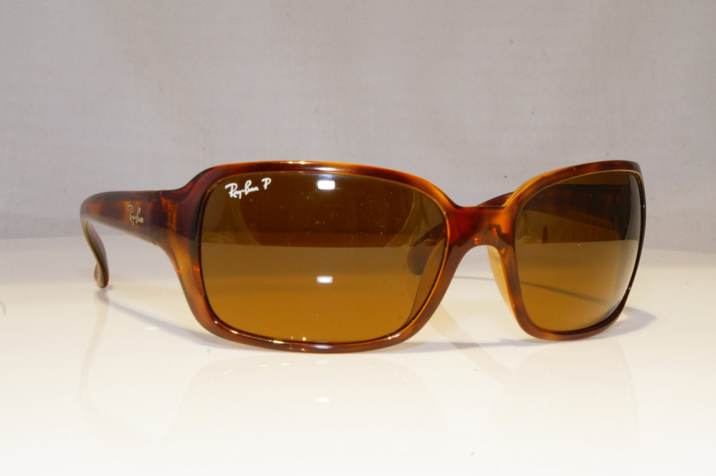 RAY-BAN Womens Polarized Designer Sunglasses Brown Butterfly RB 4075 BRN 19243