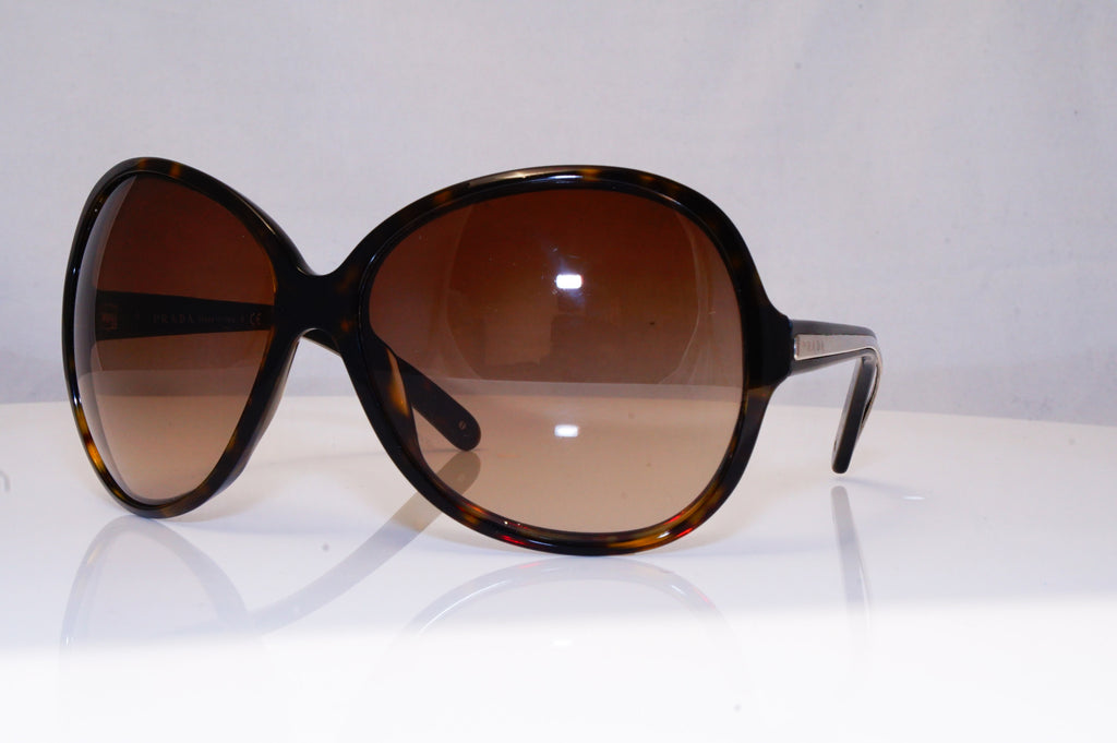 PRADA Womens Oversized Designer Sunglasses Brown Rectangle SPR 19I 2AU-6S1 17885