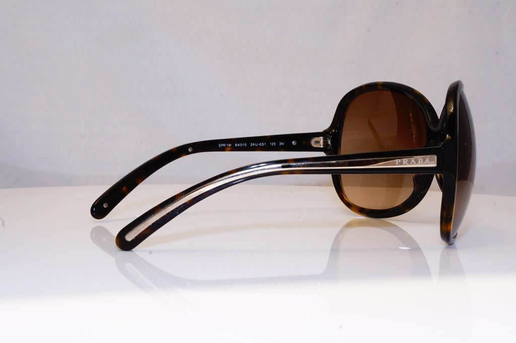 PRADA Womens Oversized Designer Sunglasses Brown Rectangle SPR 19I 2AU-6S1 17885