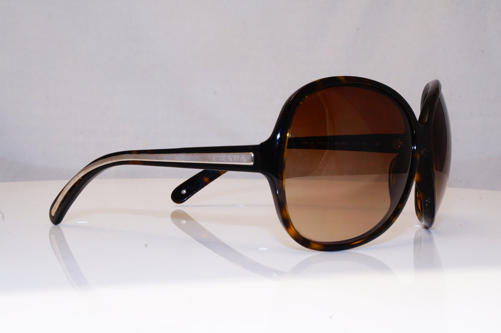 PRADA Womens Oversized Designer Sunglasses Brown Rectangle SPR 19I 2AU-6S1 17885