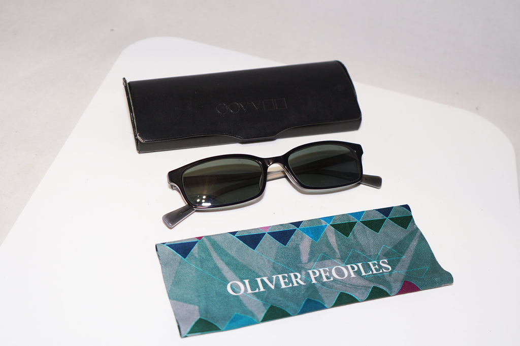 OLIVER PEOPLES Mens Designer Sunglasses Black Rectangle Grayson Marst 15858