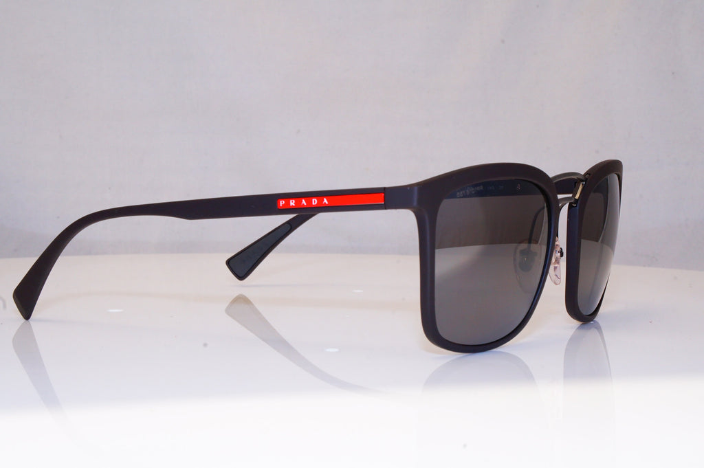 PRADA Mens Polarized Designer Sunglasses Grey Square SPS 03S UBO-5KO 18392