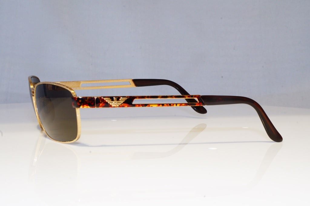 EMPORIO ARMANI Mens Vintage 1990 Designer Sunglasses Gold 061-S 759 14804