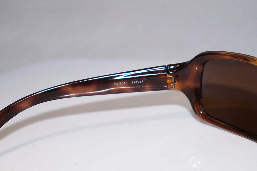 RAY-BAN Mens Designer Sunglasses Brown Wrap RB 4075 642/57 15853