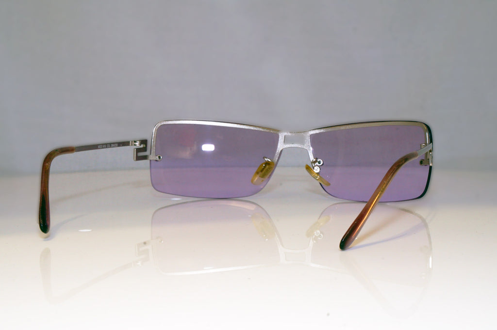 VERSACE Mens Unisex Designer Sunglasses Silver Rectangle MOD N18 COL 26M 17404