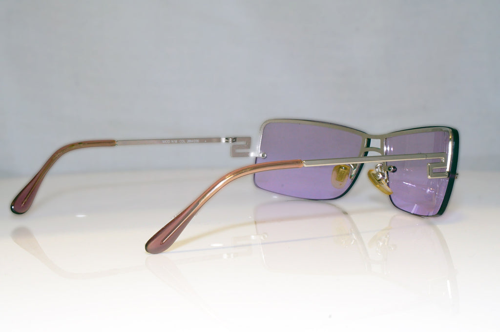 VERSACE Mens Unisex Designer Sunglasses Silver Rectangle MOD N18 COL 26M 17404