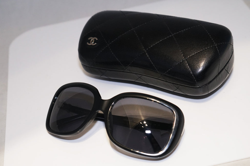 CHANEL Womens Designer Bow Sunglasses Black Square 5171 C501/81 14477