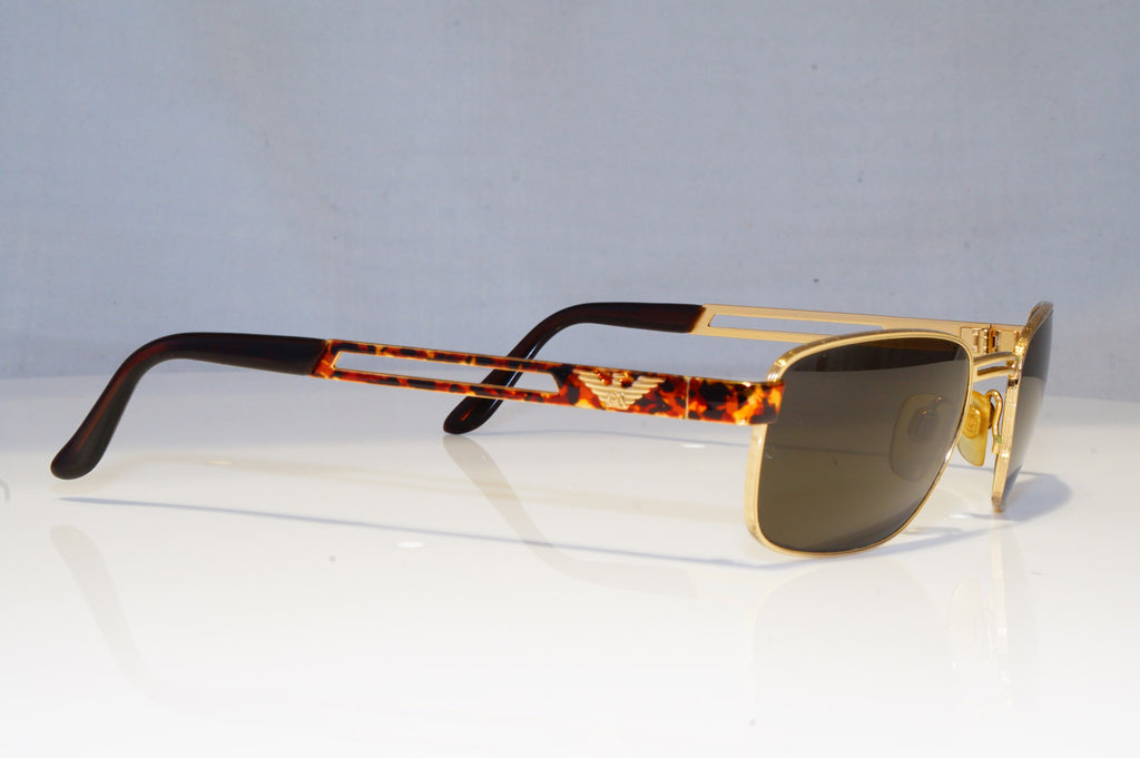 EMPORIO ARMANI Mens Vintage 1990 Designer Sunglasses Gold 061-S 759 14804