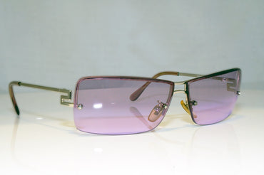 VERSACE Mens Unisex Designer Sunglasses Silver Rectangle MOD N18 COL 26M 17404