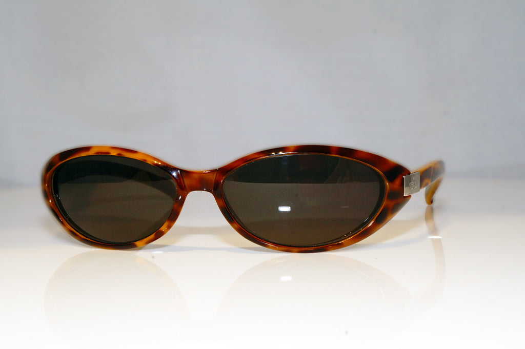 GUCCI Mens Unisex Vintage Designer Sunglasses Brown Rectangle GG 1187 E4P 17343