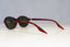 RAY-BAN Mens Vintage 1990 Designer Sunglasses Brown Oval W2838 BRN 15788