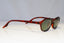 RAY-BAN Mens Vintage 1990 Designer Sunglasses Brown Oval W2838 BRN 15788
