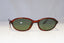 RAY-BAN Mens Vintage 1990 Designer Sunglasses Brown Oval W2838 BRN 15788