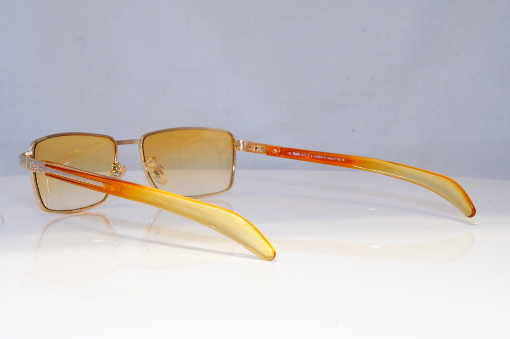 DOLCE & GABBANA Mens Womens Vintage Designer Sunglasses Gold D&G 2050 709 20125