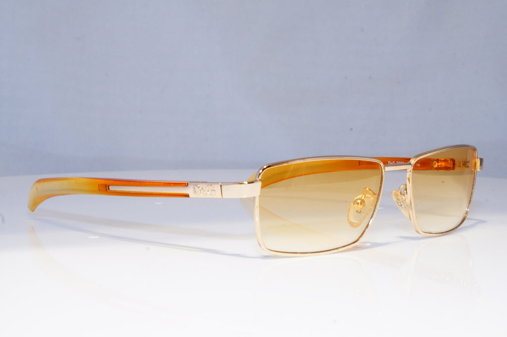 DOLCE & GABBANA Mens Womens Vintage Designer Sunglasses Gold D&G 2050 709 20125