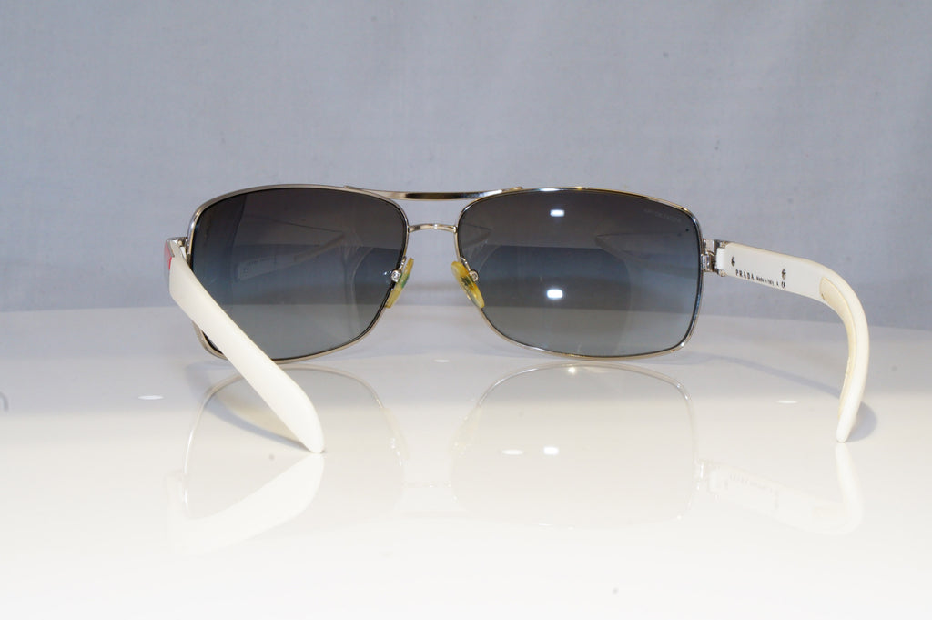 PRADA Mens Designer Sunglasses White Wrap SPS 54I 1BC-3M1 13830