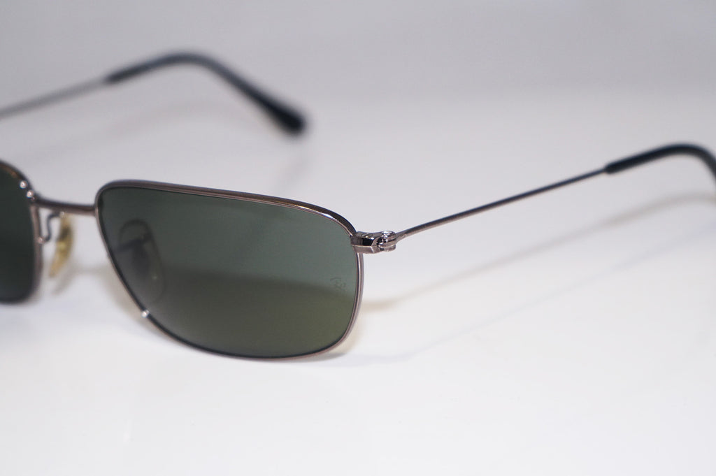 RAY-BAN Vintage Mens Designer Sunglasses Silver Rectangle RB 3262 004 14397