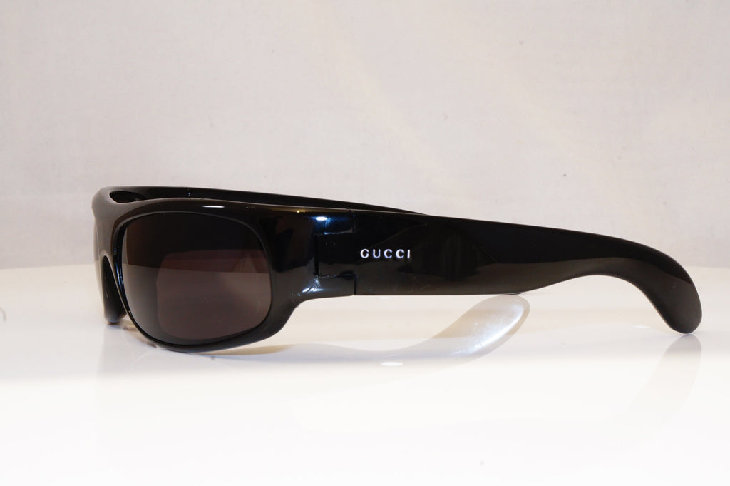 GUCCI Mens Vintage 1990 Designer Sunglasses Black Wrap GG 1190 807 18183