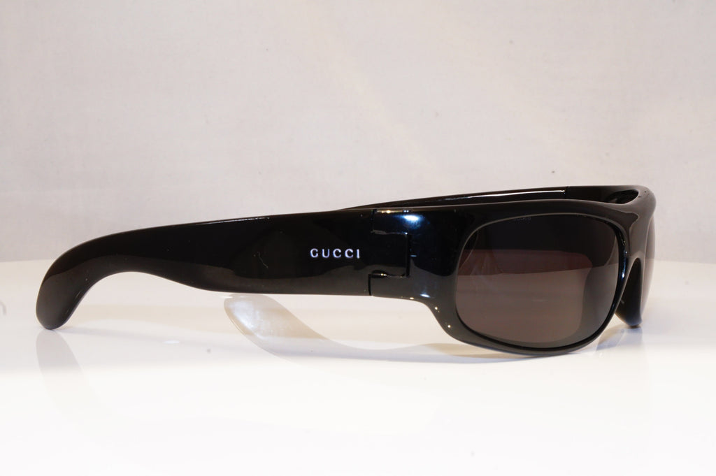 GUCCI Mens Vintage 1990 Designer Sunglasses Black Wrap GG 1190 807 18183