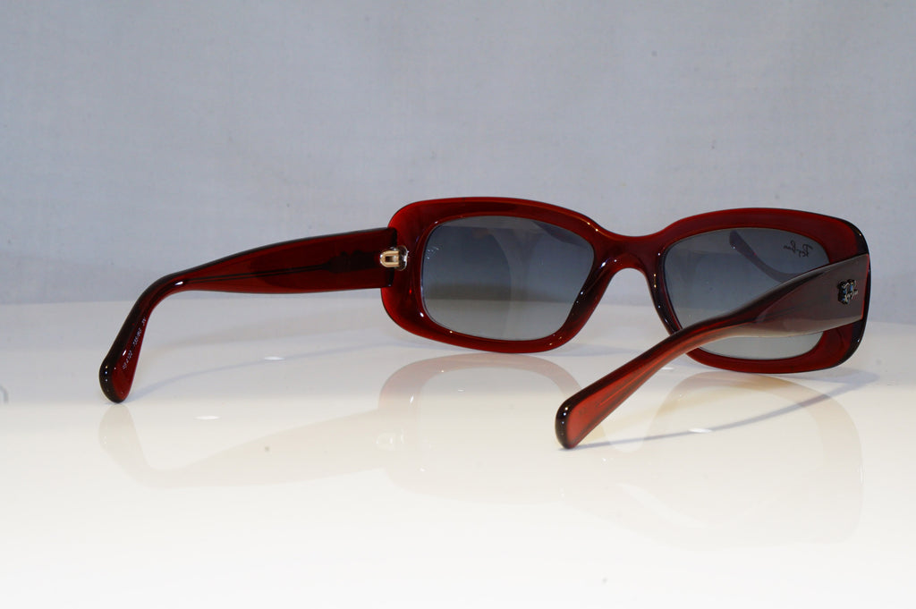 RAY-BAN Womens Boxed Designer Sunglasses Burgundy Rectangle RB 4122 735/8G 16487