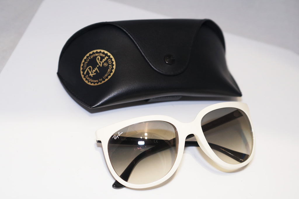 RAY-BAN Womens Designer Sunglasses White CATS 1000 RB 4126 722/32 14395