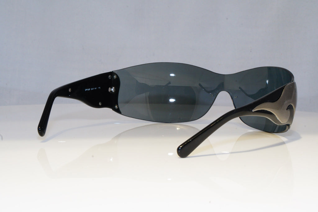 PRADA Womens Designer Sunglasses Black Shield SPR 58F 5AV-1A1 18192
