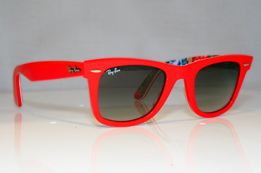 RAY-BAN Mens Unisex Designer Sunglasses Red Wayfarer RB 2140 1139 17098