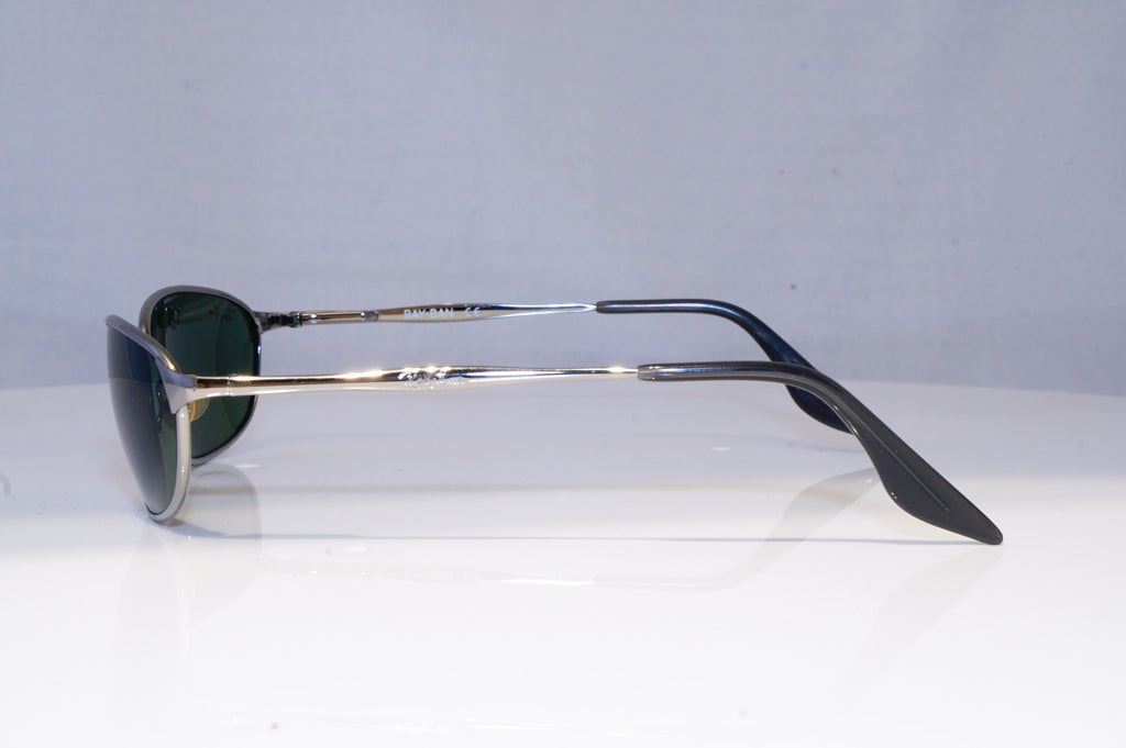RAY-BAN Mens Vintage 1990 Designer Sunglasses Silver FLIGHT RB 3023 W2952 19774