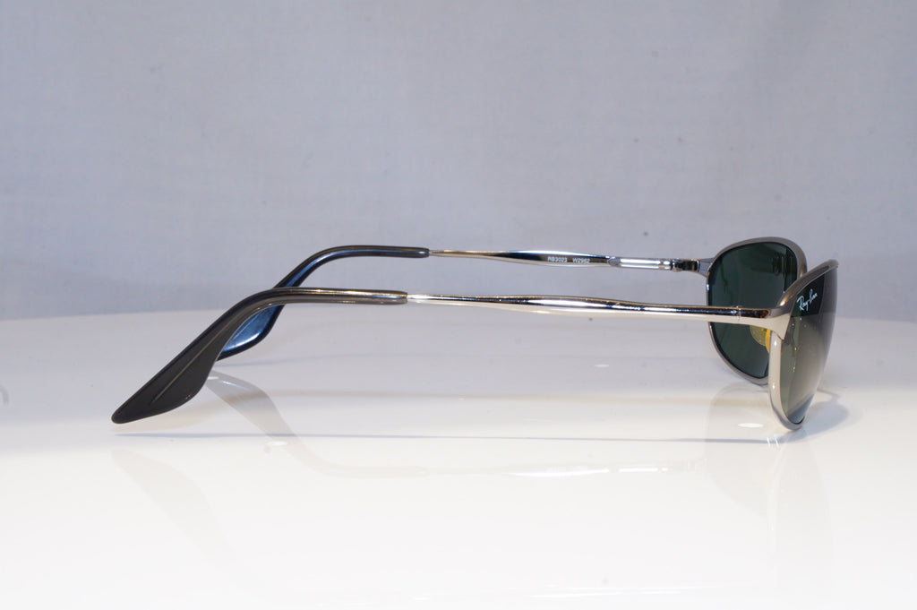 RAY-BAN Mens Vintage 1990 Designer Sunglasses Silver FLIGHT RB 3023 W2952 19774