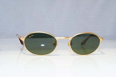 RAY-BAN Mens Vintage 1990 Designer Sunglasses Gold Oval W2840 GLD 19253