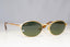 RAY-BAN Mens Vintage 1990 Designer Sunglasses Gold Oval W2840 GLD 19253