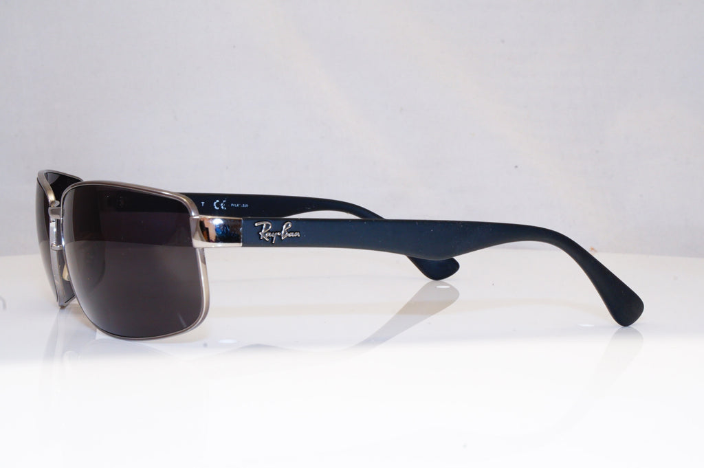 RAY-BAN Mens Designer Sunglasses Black Rectangle RB 3478 004/78 18131