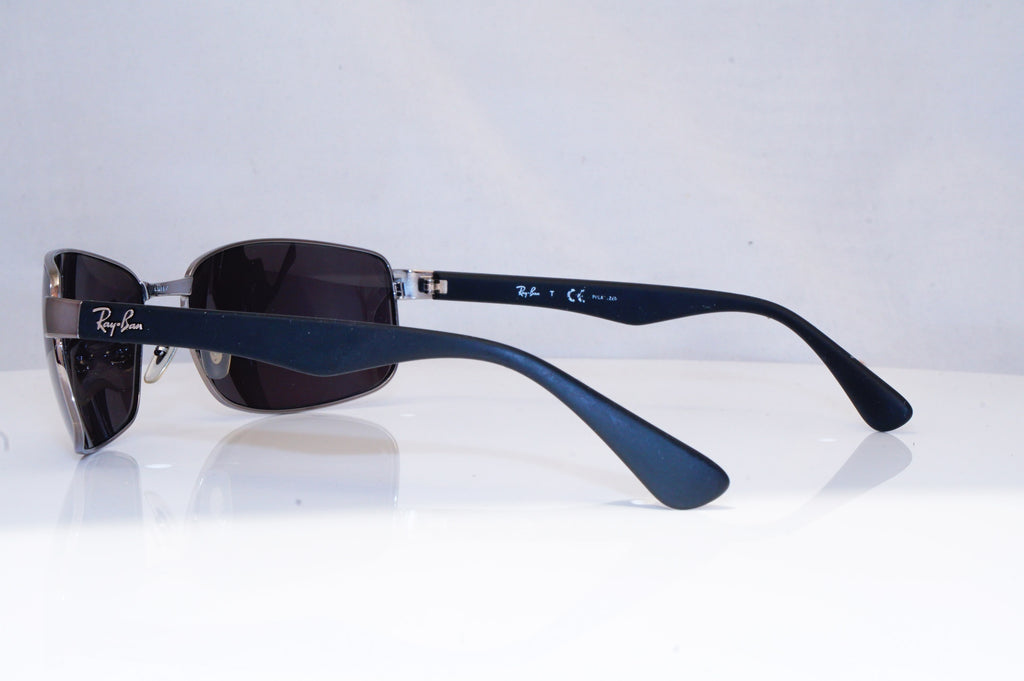 RAY-BAN Mens Designer Sunglasses Black Rectangle RB 3478 004/78 18131