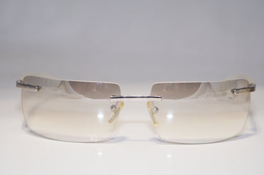 DOLCE & GABBANA Vintage Mens Designer Sunglasses Clear Rectangle D&G 2097 15697