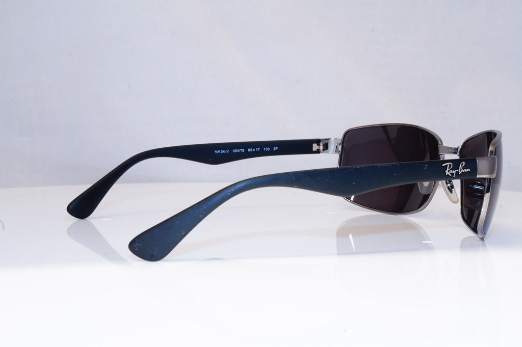 RAY-BAN Mens Designer Sunglasses Black Rectangle RB 3478 004/78 18131