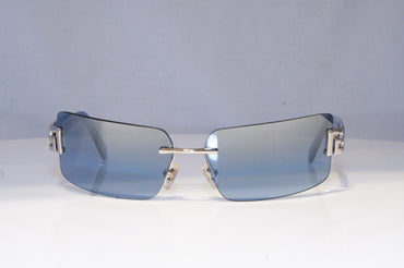 VERSACE Mens Womens Designer Sunglasses Blue Rectangle 2010 1000/7C 20127