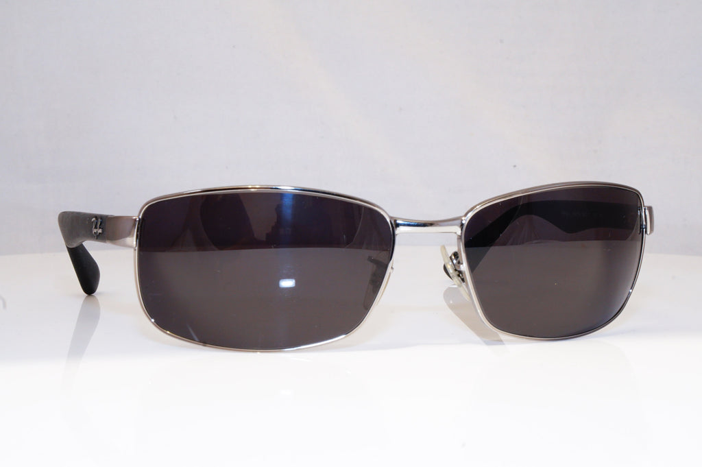RAY-BAN Mens Designer Sunglasses Black Rectangle RB 3478 004/78 18131