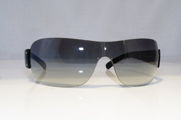 PRADA Mens Designer Sunglasses Black Shield SPS 07F 1AB-5D1 18267