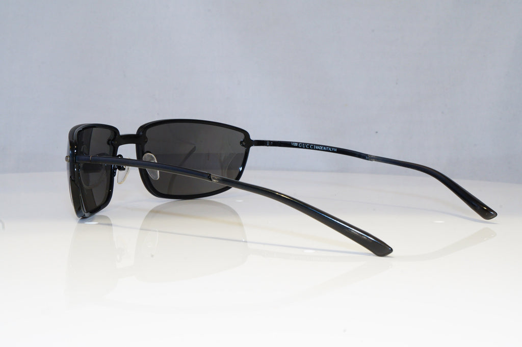 GUCCI Mens Vintage 1990 Designer Sunglasses Black Wrap GG 1691 006 13598
