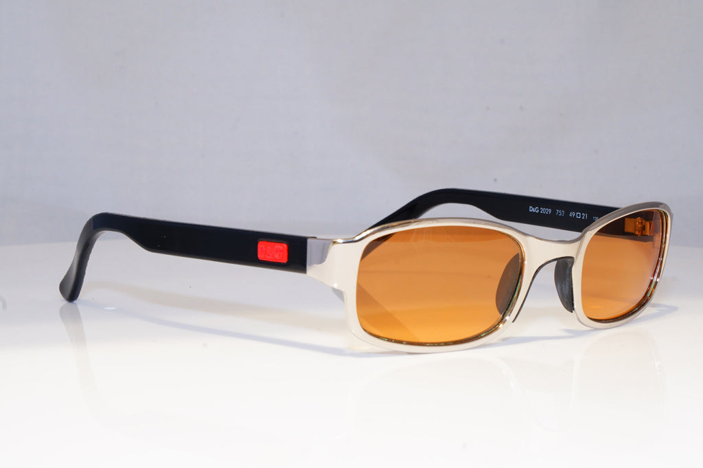 DOLCE & GABBANA Mens Womens Vintage Designer Sunglasses Silver D&G 2029 75 20134