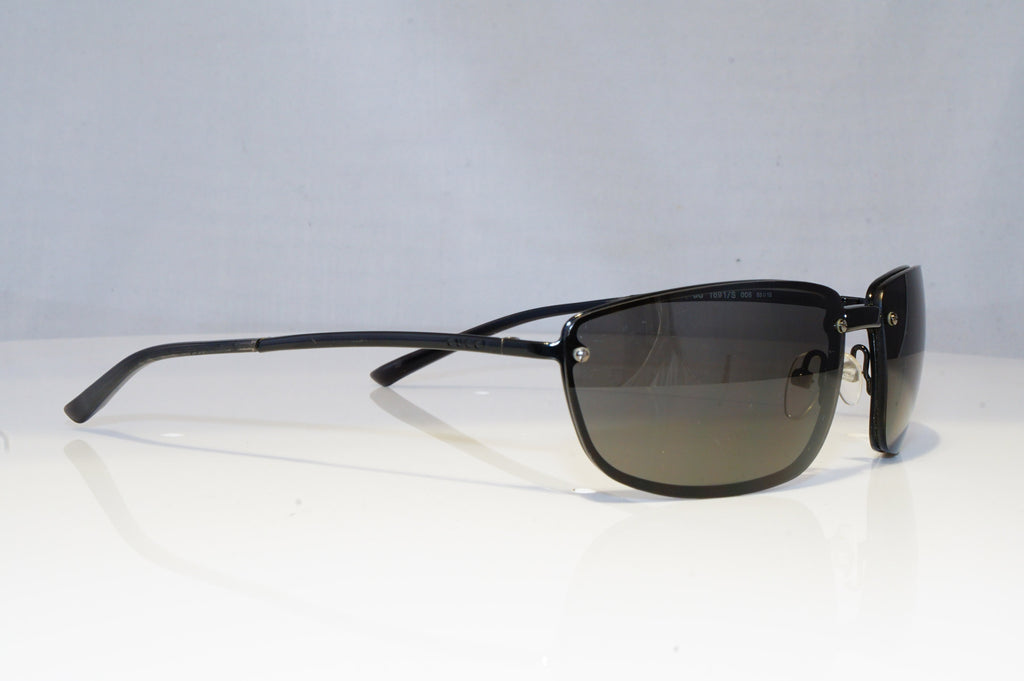 GUCCI Mens Vintage 1990 Designer Sunglasses Black Wrap GG 1691 006 13598