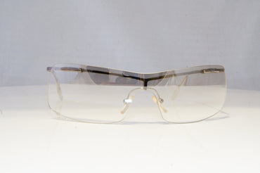 DOLCE & GABBANA Mens Vintage Designer Sunglasses Silver Wrap D&G 2104 D23 19257