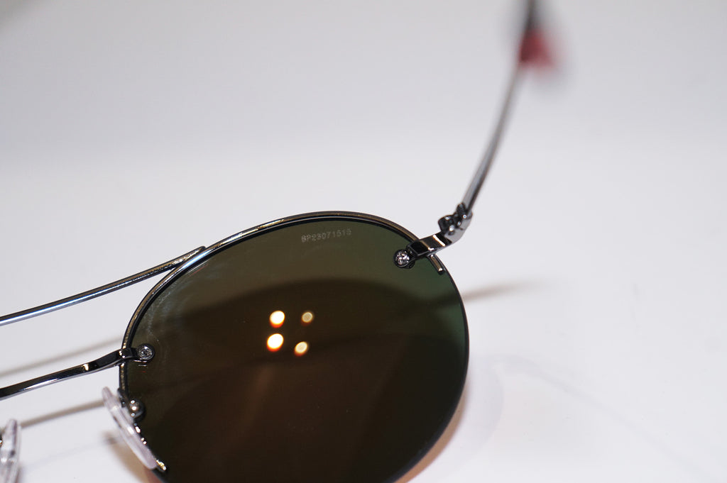 PRADA Mens Unisex Designer Mirror Sunglasses Silver Round SPS 54R 5AV-5M0 12579