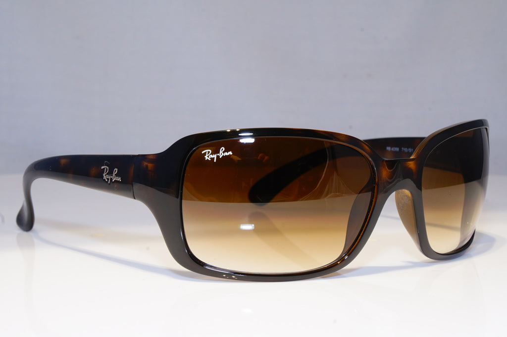 RAY-BAN Mens Womens Boxed Designer Sunglasses Brown Wrap RB 4068 710/51 20137