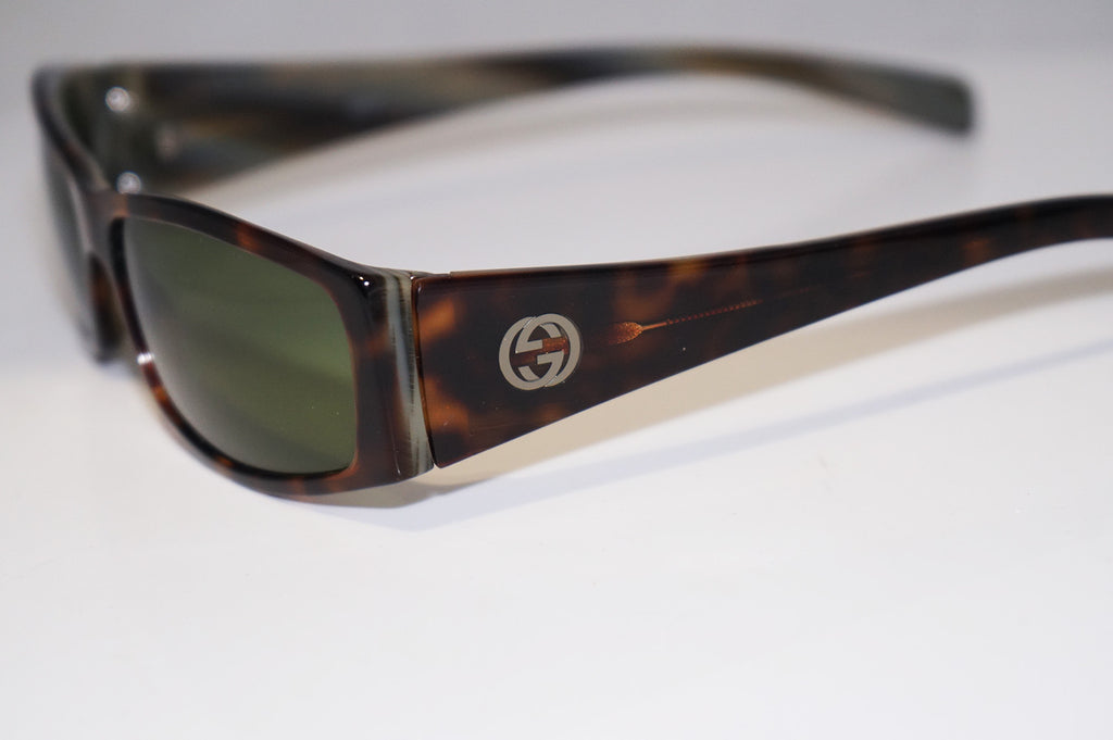 GUCCI Vintage Mens Designer Sunglasses Brown Rectangle GG 2523 5U2 14596