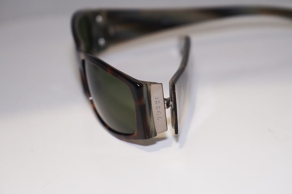 GUCCI Vintage Mens Designer Sunglasses Brown Rectangle GG 2523 5U2 14596